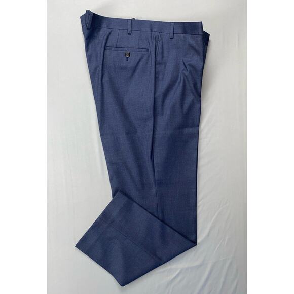 Ralph Lauren Flat Front Washable Dress Pants, Slacks. Micro Houndstooth, 42X30. - Picture 1 of 9
